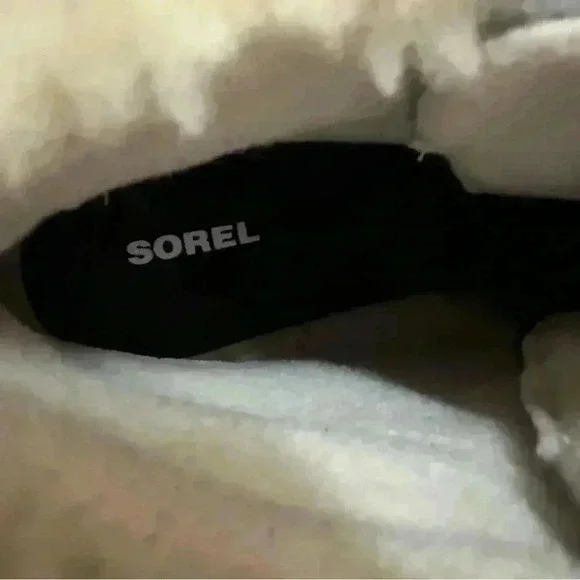 Sorel Women's Harlow Cozy Lace Up Booties Black Gray 7.5 hiking leather winter - Picture 13 of 14